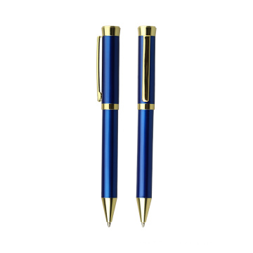 Promotional stainless steel luxury metal ball pen custom gift pen with logo engrave